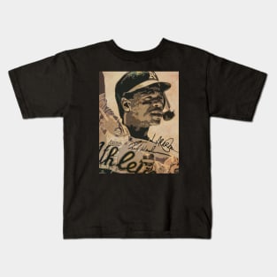 Rickey Henderson Legend VIntage Kids T-Shirt